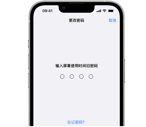 吉阳iPhone屏幕维修分享iPhone屏幕使用时间密码忘记了怎么办 